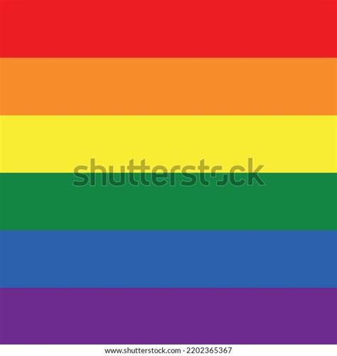 Rainbow Gay Lgbt Flag Icon Illustration Stock Vector Royalty Free