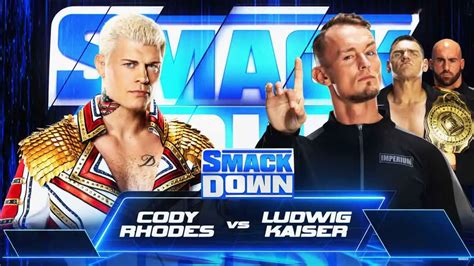 WWE SmackDown March 24 2023 Match Card Preview ITN WWE