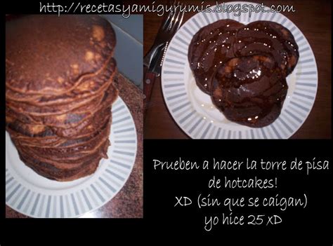 Recetas Y Amigurumis Hot Cakes De Chocolate