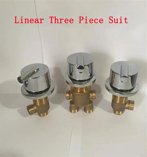 Aliexpress Buy Linear Cold And Hot Water Switch Brass Shower Room Mixing Valve Water