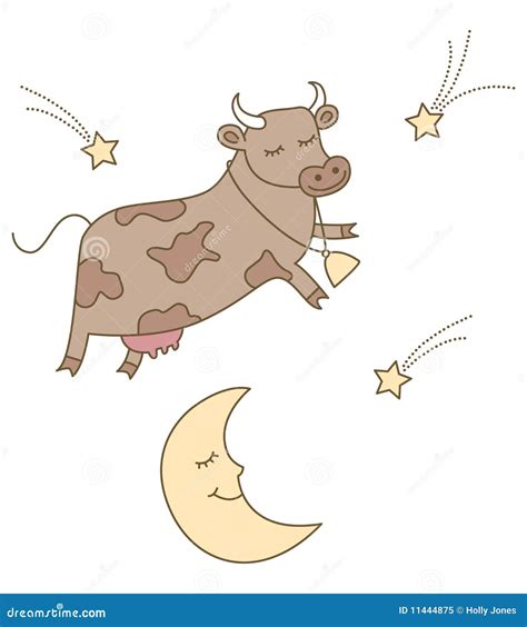 The Cow Jumped Over The Moon Royalty Free Stock Photo Image