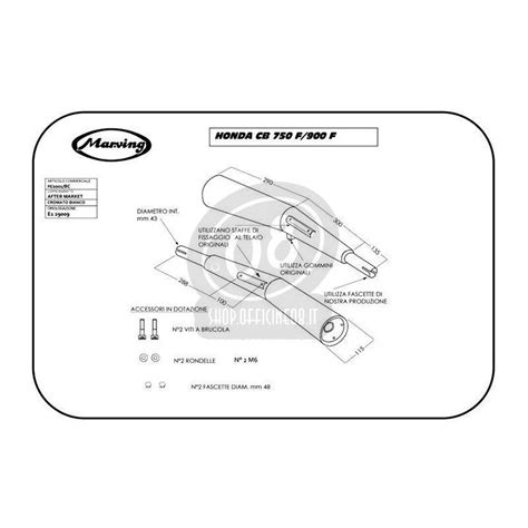 Coppia Finali Di Scarico Per Honda Cb F Bol D Or Marving Master