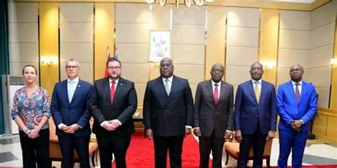 Rdc Félix Tshisekedi Reçoit Les Lettres De Créance De Quatre Nouveaux