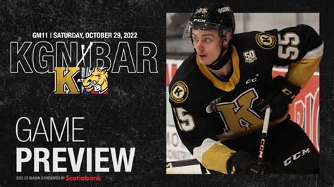 Game Preview: Kingston at Barrie – Kingston Frontenacs