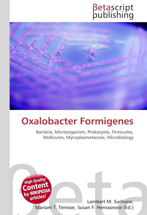 Oxalobacter Formigenes | Amazon.com.br