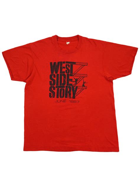 80 S Screen Stars West Side Story Tシャツ 実寸 M位 Sold Out Berberjin Webstore