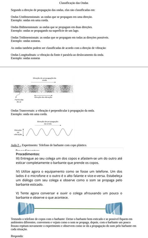 Exercícios Sobre Ondas Eletromagnéticas 9 Ano Com Gabarito