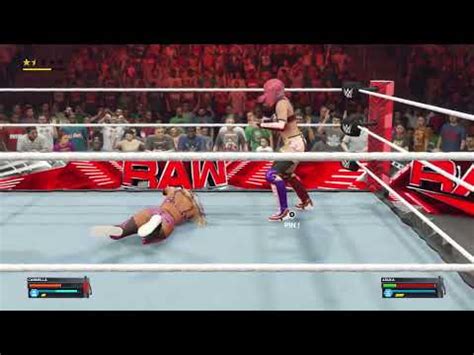 Wwe K Universe Mode Raw Week Carmella Vs Asuka Youtube