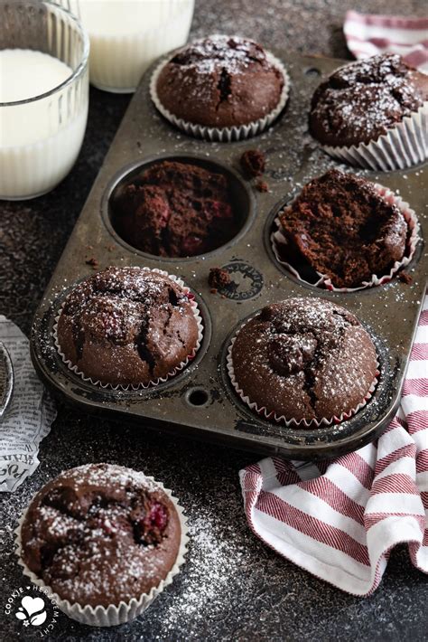 Schoko Kirsch Muffins Einfach Schnell Lecker