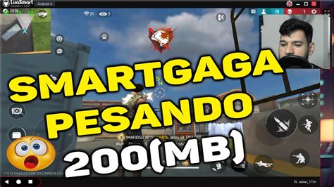 NOVO SMARTGAGA LUASMART ULTRA LITE O MELHOR EMULADOR PARA PC FRACO