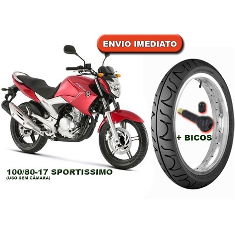 Pneu Dianteiro Moto Fazer Twister 250 100 80 17 Sportissimo Maggion