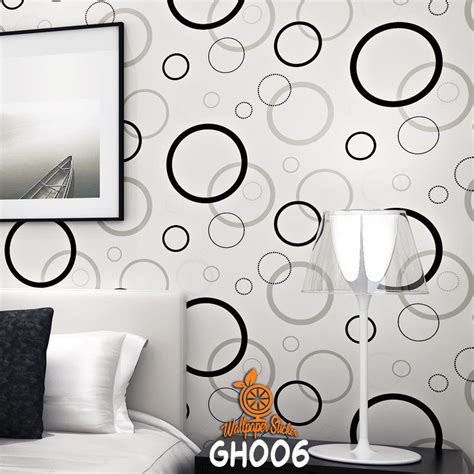 Jual COD Wallpaper Dinding Stiker Dinding Motif Polkadot Shopee