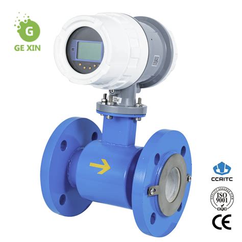 Liquid Waste Water With 4 20mA RS485 Digital Electromagnetic Flowmeter