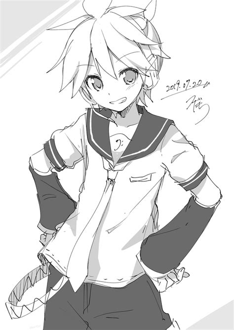 Kagamine Len Vocaloid Drawn By Sudachicalendar Danbooru