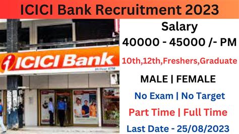 Icici Bank Recruitment 2023 Private Bank Job Vacancy 2023 Bank Job