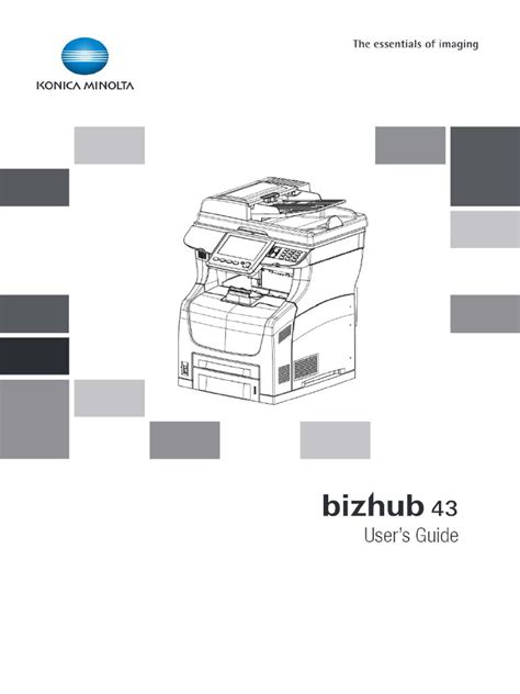 Konica Minolta Bizhub 43 User Guide _ Manualzz | PDF | Photography ...