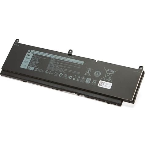 Dell 6 Cell 68 Wh Lithium Ion Replacement Battery For Select Laptops