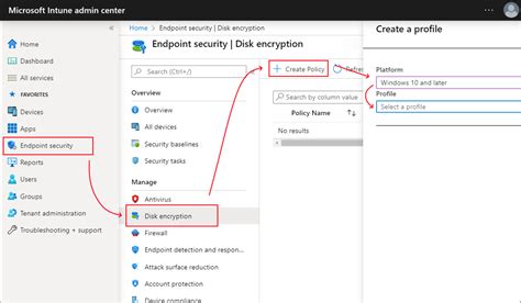 Microsoft Intune How To Enable Bitlocker Via Intune For A Windows