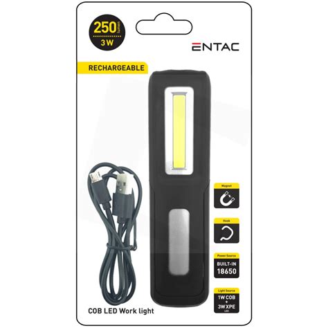 Baladeuse Led Rechargeable Cable Usb W Cob Et W Tlentac