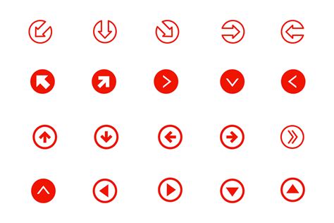 Circle arrow icon vector collection. arrow icon set 33323091 Vector Art ...