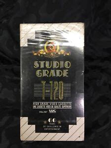 THX- New MGM T120 6 HR VHS Tapes VCR Studio High Grade Videocassette ...