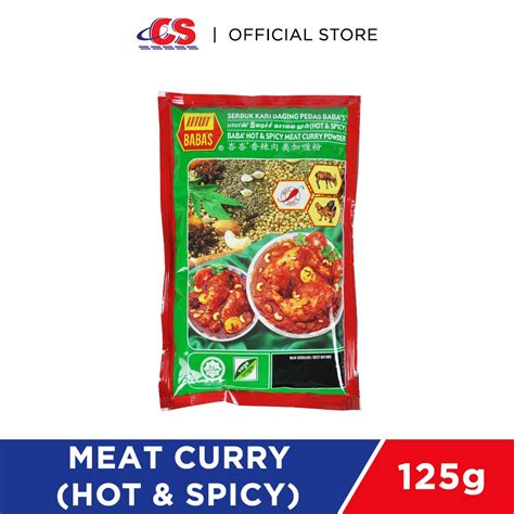 BABA S Hot And Spicy Meat Curry Powder G Shopee Malaysia