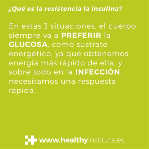 ¿qué Es La Resistencia A La Insulina Healthy Institute