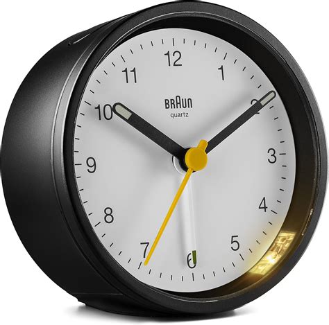 Braun Classic Analogue Alarm Clock - BC12BW: Amazon.ca: Home & Kitchen