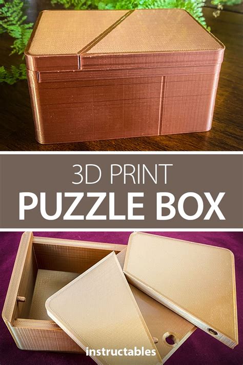 Puzzle Box Unibox 3d Print Wood Puzzle Box Puzzle Box 3d Printing