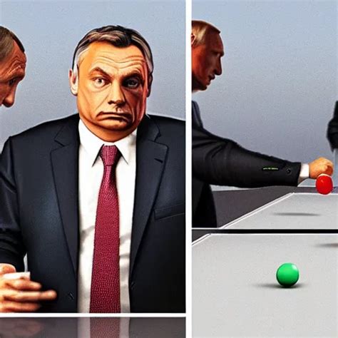 Viktor Orb N Playing Pingpong With Putin In Gta V Stable Diffusion