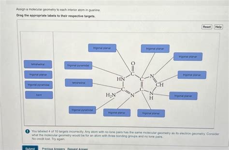 Solved Assign A Molecular Geometry To Each Interior Atom In Chegg