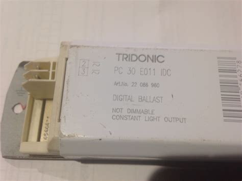 Tridonic Atco 1 X 30w T8 Ballast - PC 30 T8 Digital (Electronic ...