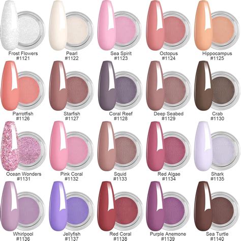 Aikker 27 Pcs Dip Powder Nail Kit Starter 20 Colours Nude Pink Coral