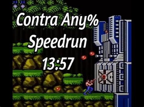 Contra NES Any Speedrun 13 57 YouTube