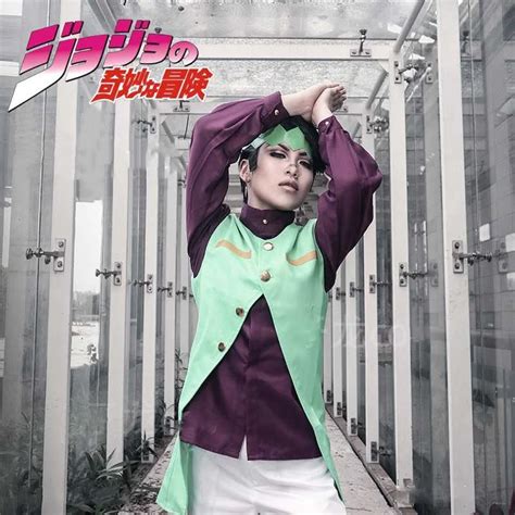 2017 Japanese Anime Jojos Bizarre Adventure Rohan Kishibe Cosplay