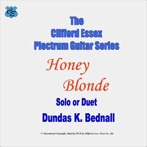 Honey Blonde Clifford Essex Music Co Ltd