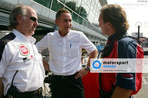 L To R David Richards Gbr Bar Team Principal Martin Whitmarsh