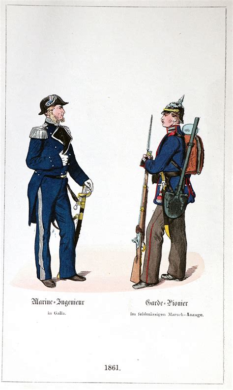 Uniformologie Larmée Prussienne En 1860 1866 En Uniforme Une Belle