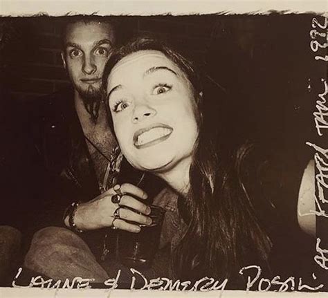 Layne Staley And Demri Parrott At A Pearl Jam Show In Alice In