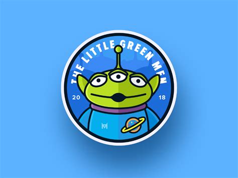 Toy Story Badges On Behance Badge Design Logo Design Graphic Design