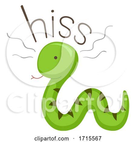 Snake Onomatopoeia Sound Hiss Illustration Posters, Art Prints by ...