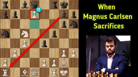 Knight And Rook Sacrifice By Magnus Carlsen Carlsen Vs Morozevich