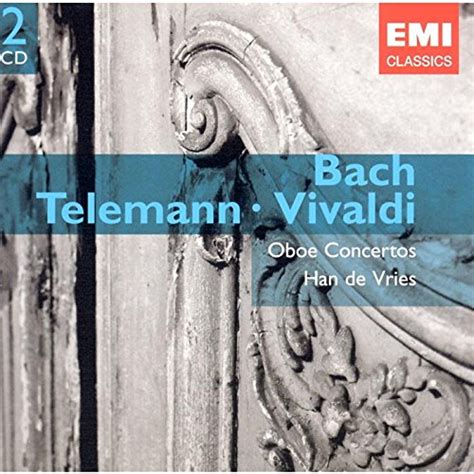 Oboenkonzerte Vries Han De Various Bach Telemann Vivaldi Amazon