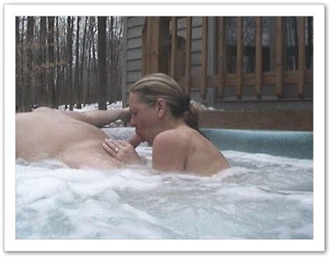 Homemade Hot Tub Couples Sex Cumception
