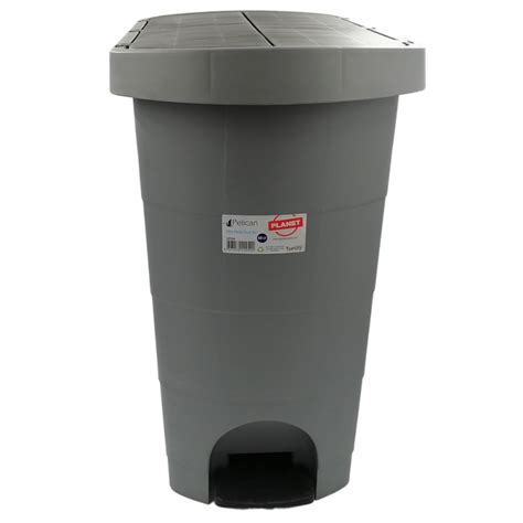 Ведро с педалью Planet Pelican 60 л серо-черное – купить в интернет ...