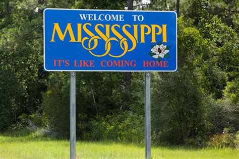 Welcome To Mississippi Sign Posters And Prints By Corbis