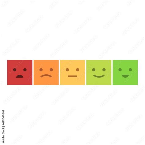 Emoji feedback scale icon cartoon vector. Customer satisfaction. Client ...