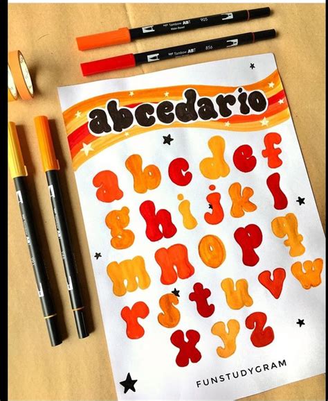 Pin De Daniela En E S C U E L A Tipos De Letras Abecedario Tutorial