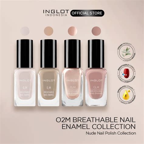 Jual Inglot Nude Nail Polish Collection Kutek Halal Warna Nude O2m 11ml Di Seller Yama