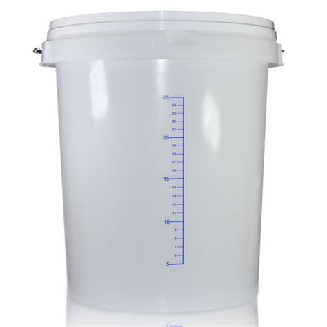 Litre Natural Plastic Fermentation Bucket Amphorea